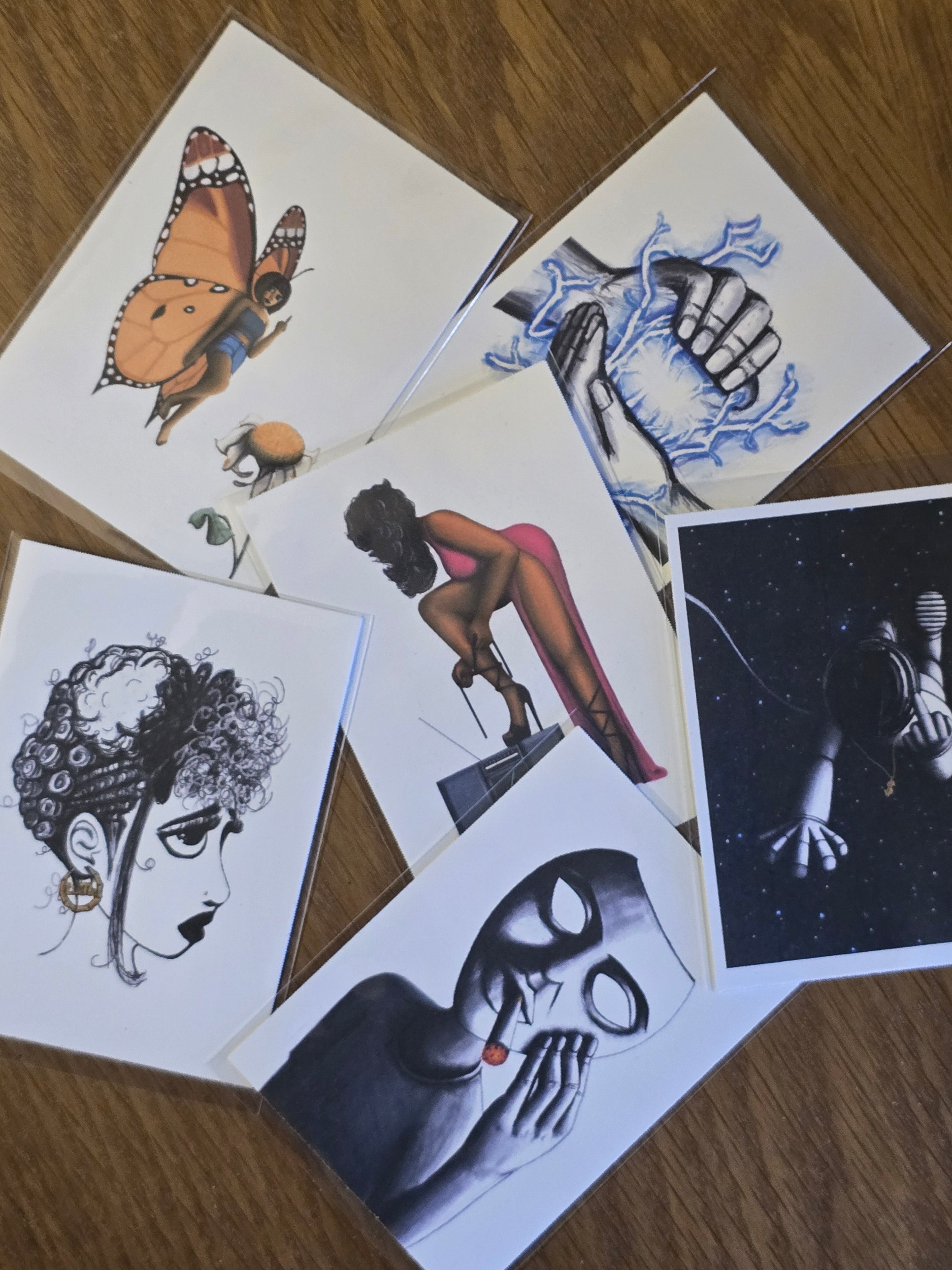 Mood Minis™: 2.5"×3.5" Fine Art ACEOs