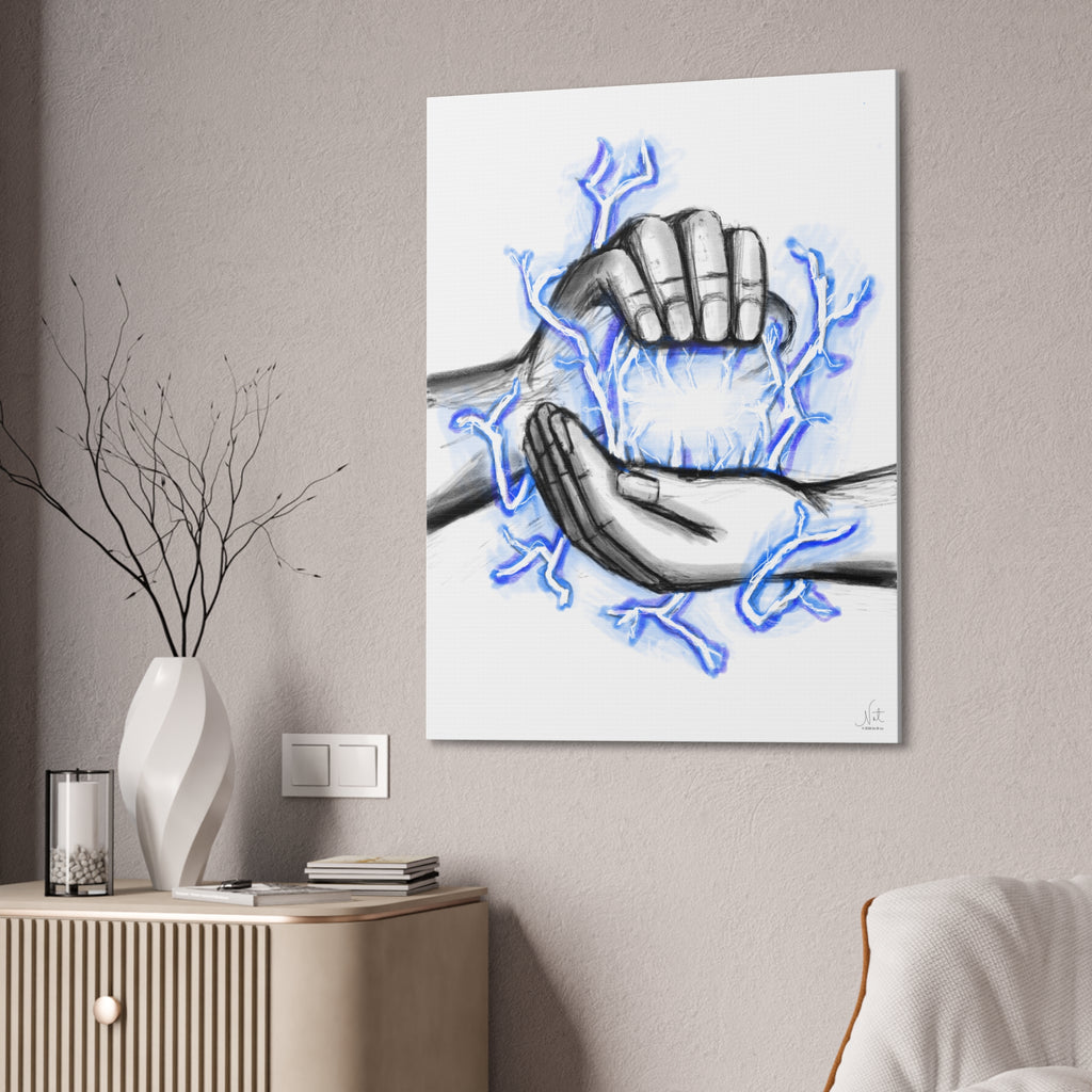 "Untapped" Art Canvas Print — Modern Abstract Wall Decor