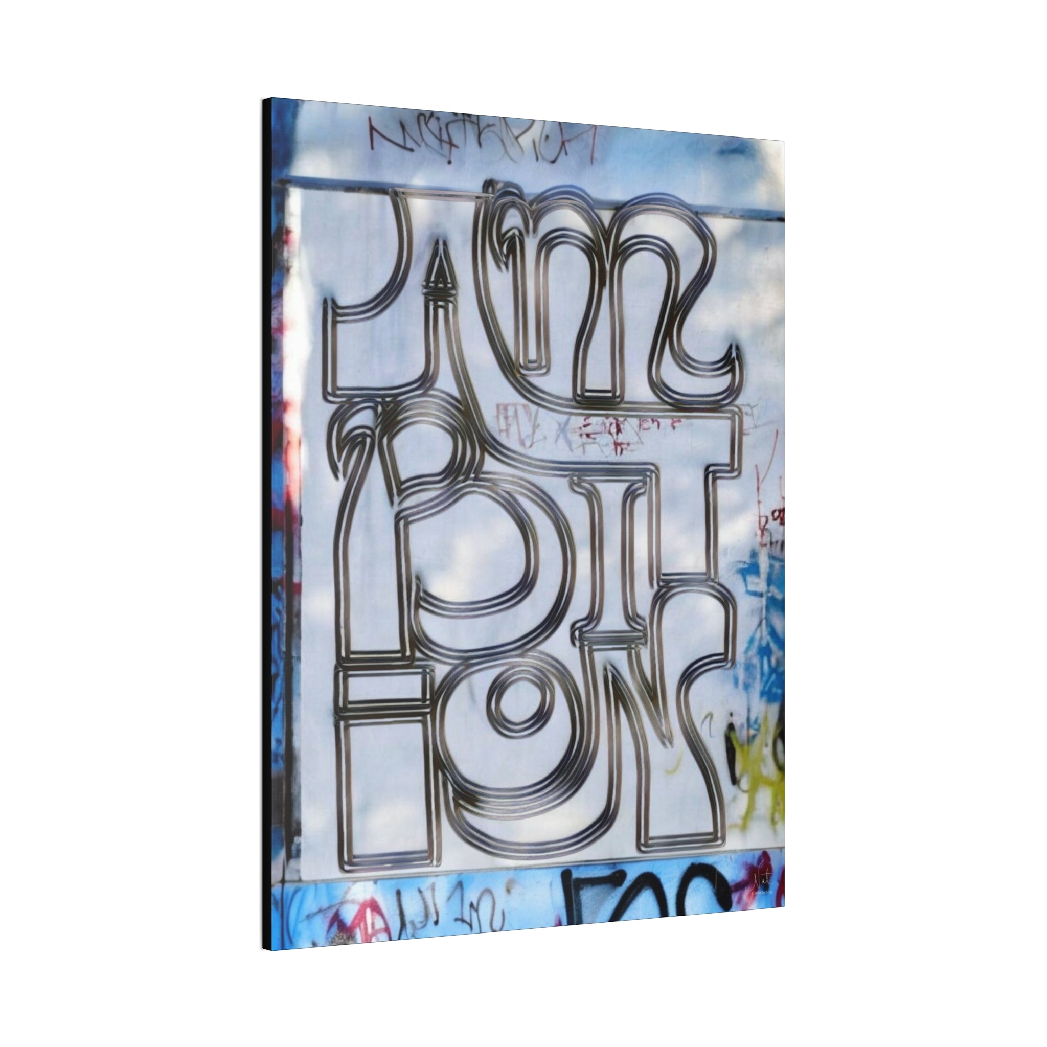 "Ambition" Art Canvas Print — Modern Abstract Wall Decor