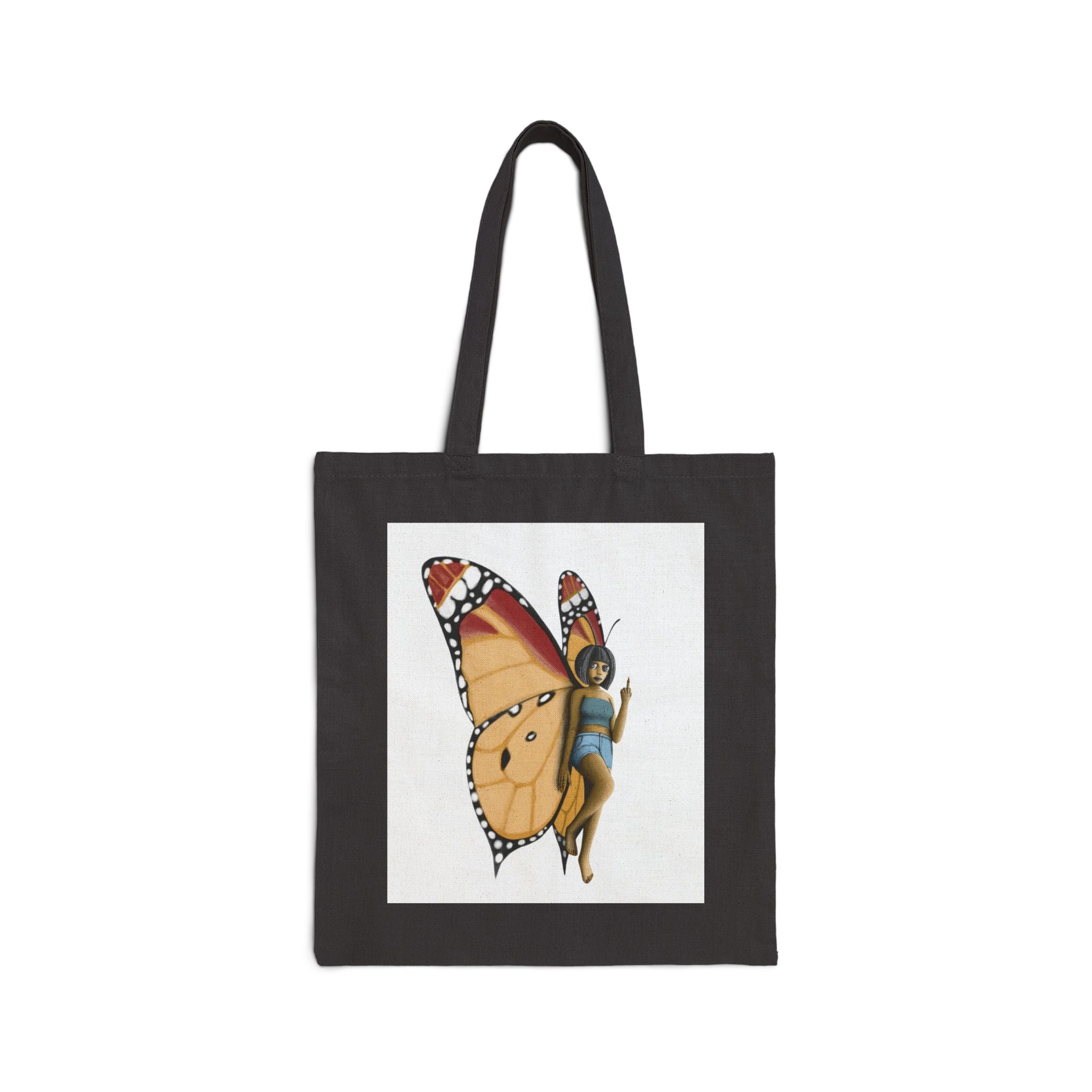 "Beautiful Menace" Monarch Butterfly Fairy Tote