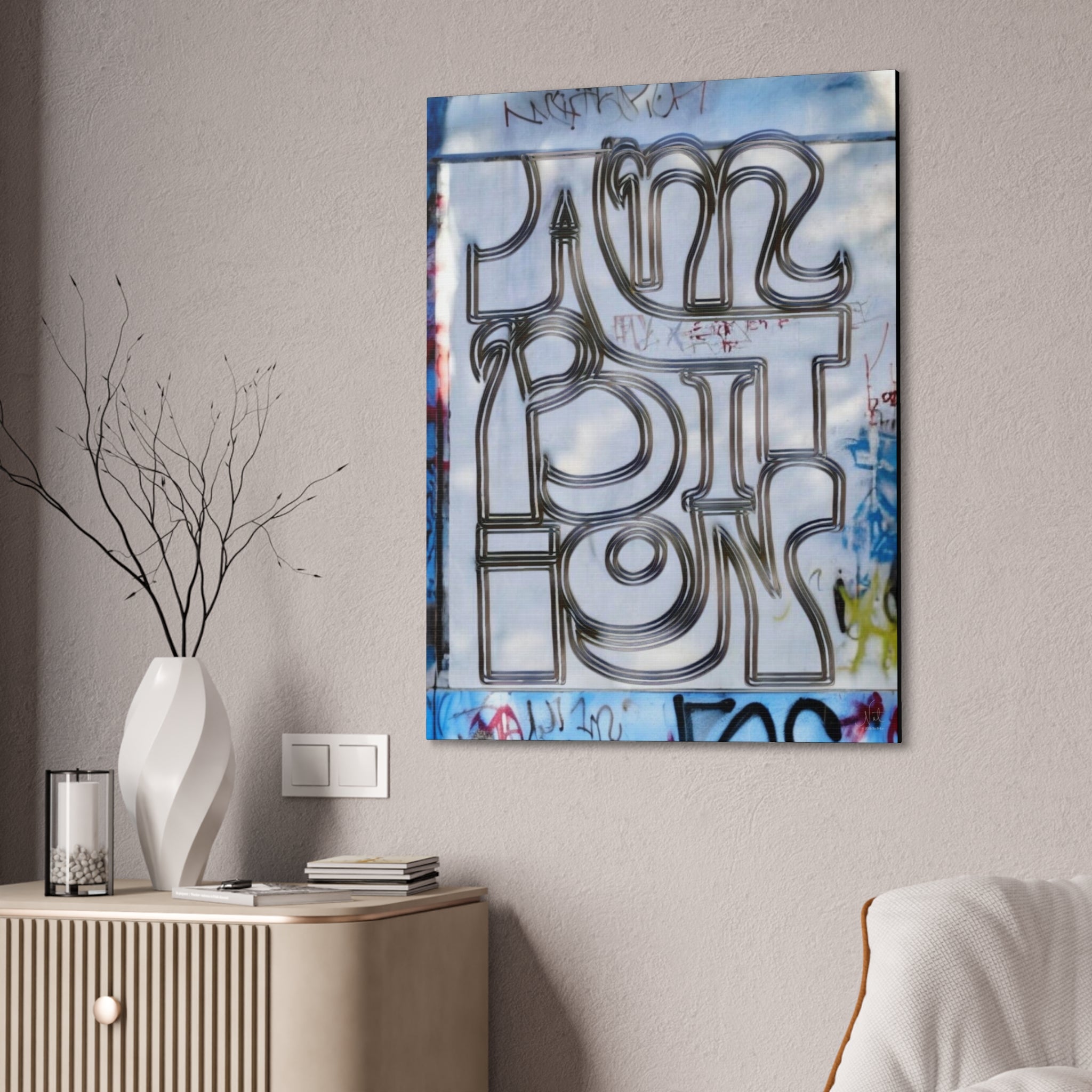"Ambition" Art Canvas Print — Modern Abstract Wall Decor