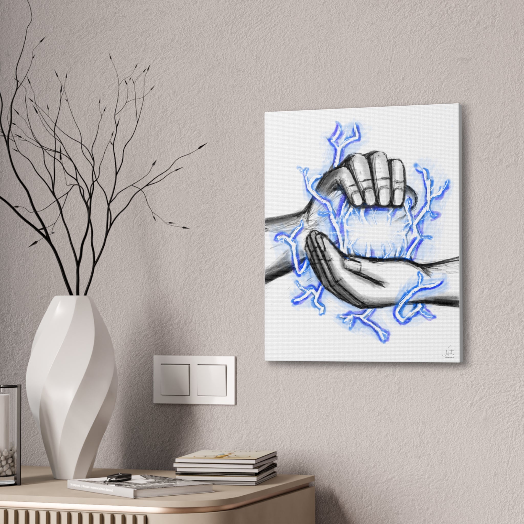 "Untapped" Art Canvas Print — Modern Abstract Wall Decor