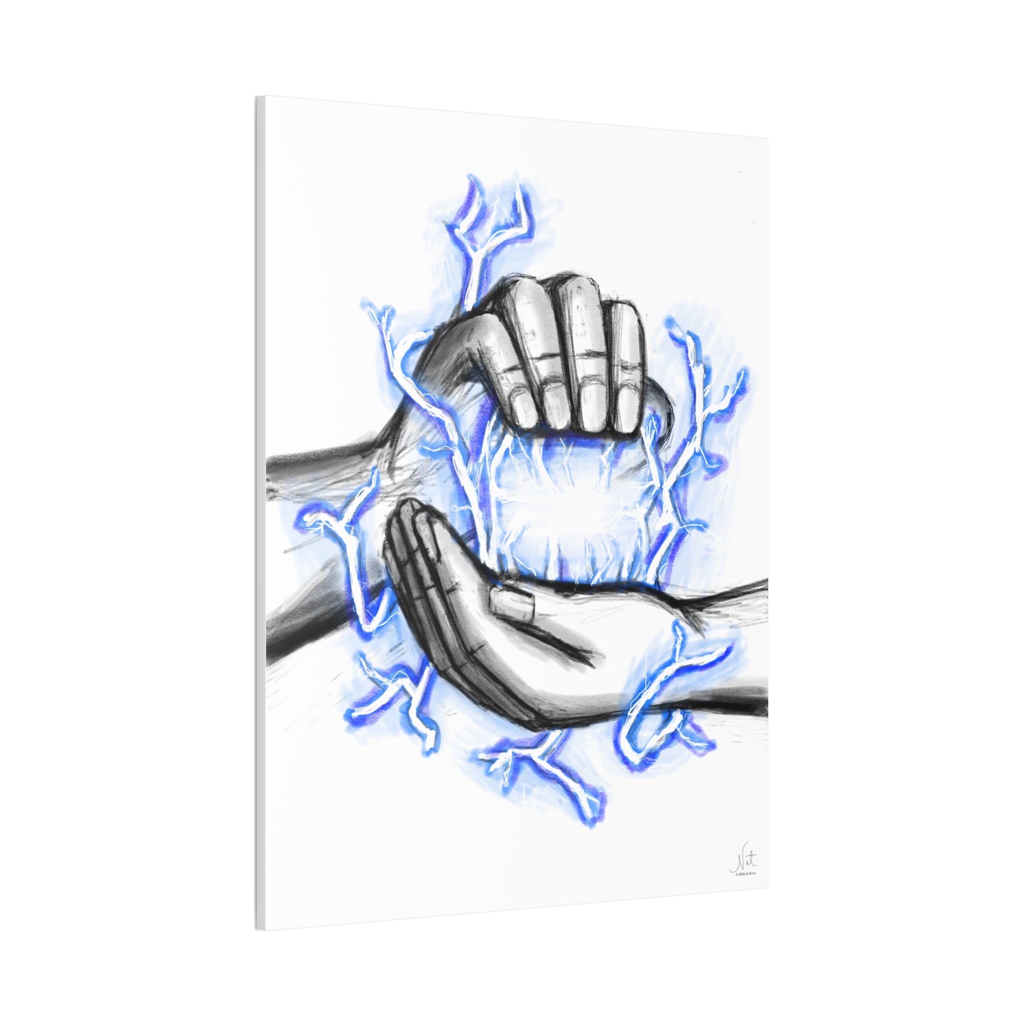 "Untapped" Art Canvas Print — Modern Abstract Wall Decor