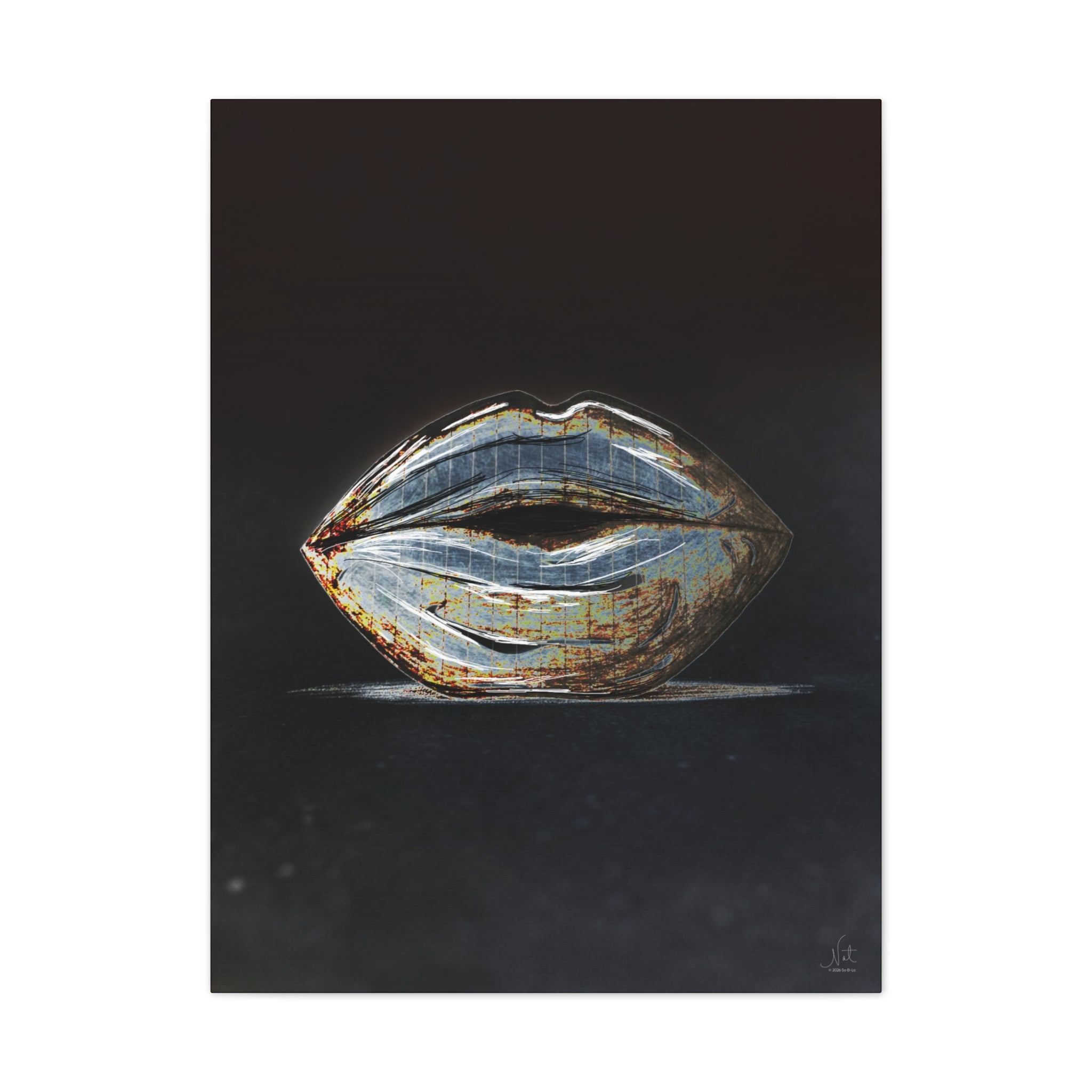 "Patina" Art Canvas Print — Modern Abstract Wall Decor