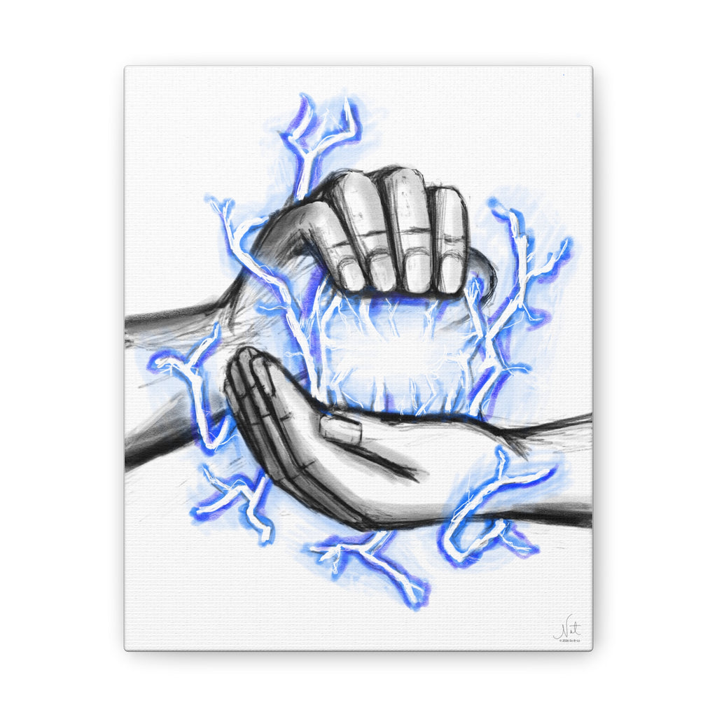 "Untapped" Art Canvas Print — Modern Abstract Wall Decor