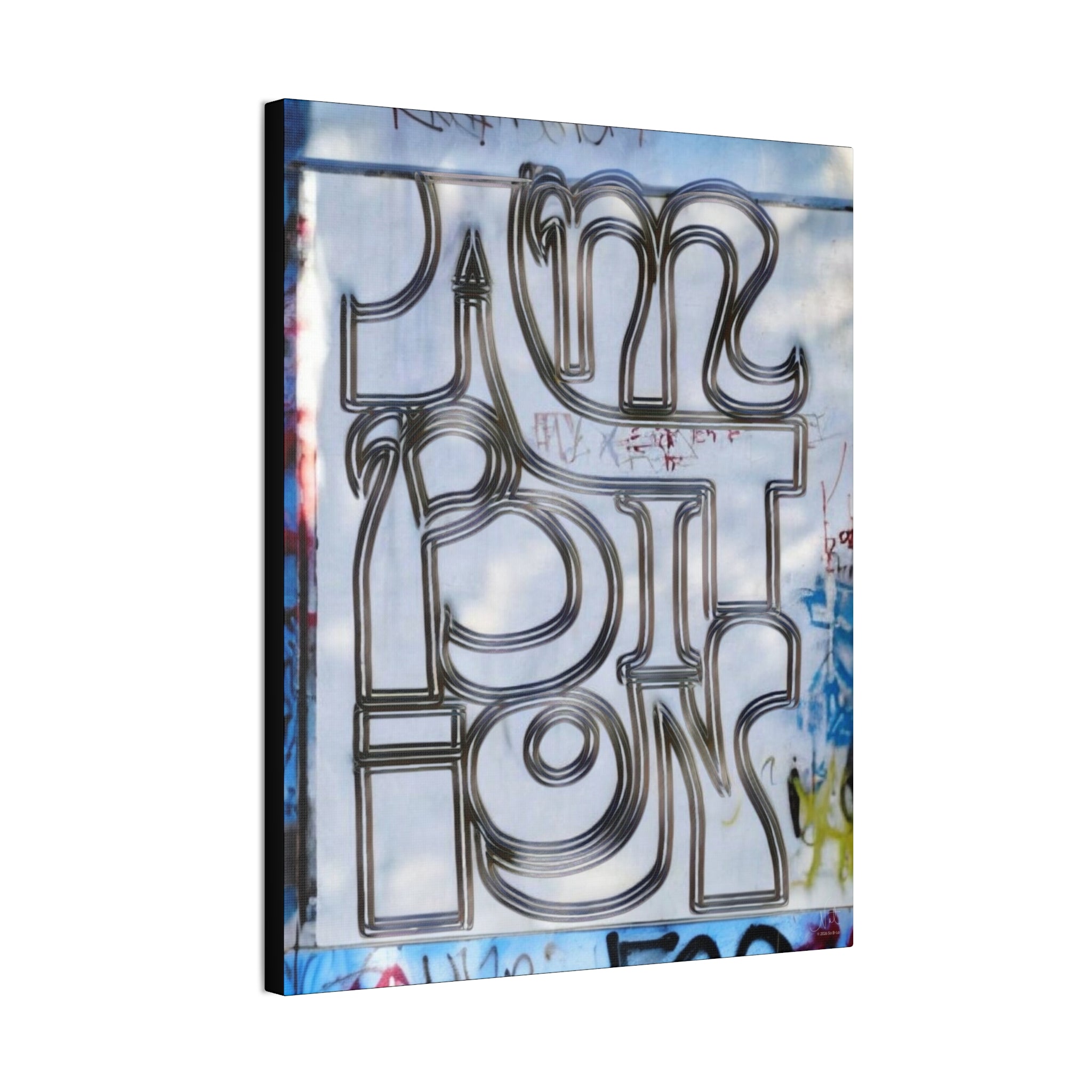 "Ambition" Art Canvas Print — Modern Abstract Wall Decor