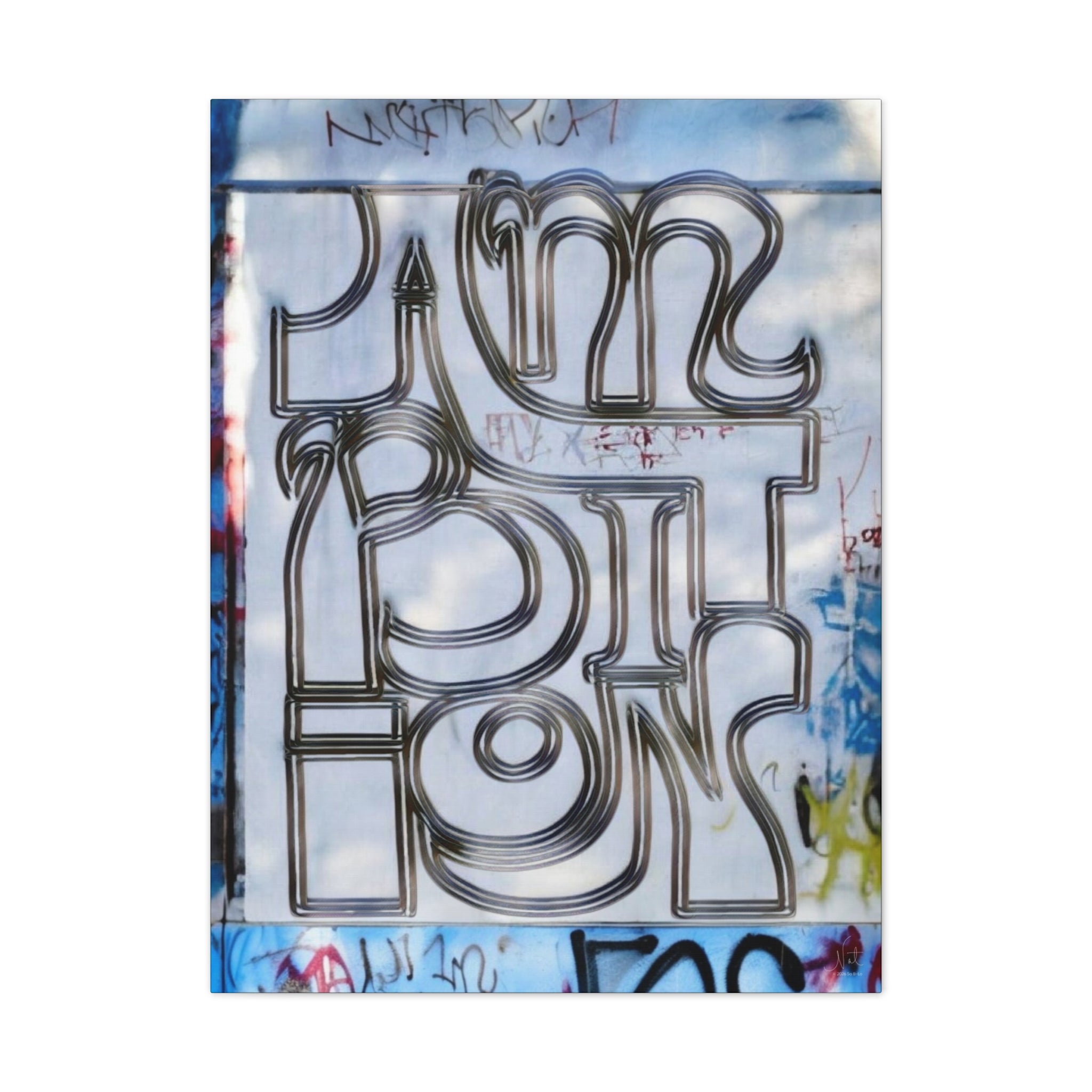 "Ambition" Art Canvas Print — Modern Abstract Wall Decor