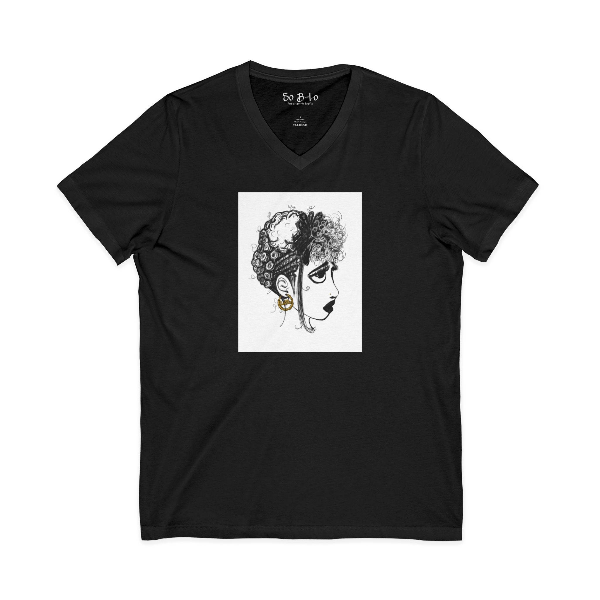 "High Maintenance" Vintage Portrait V-Neck Tee
