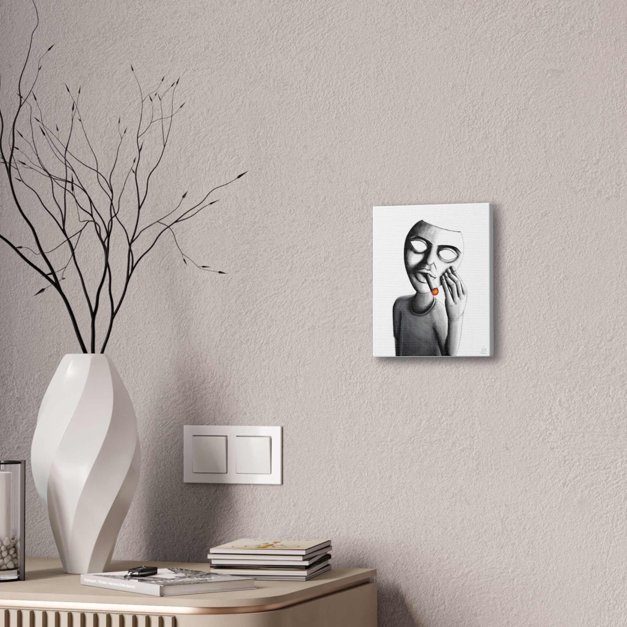 "Show Off" Art Canvas Print — Modern Abstract Wall Decor