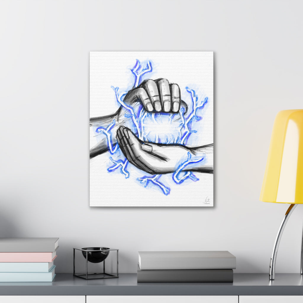 "Untapped" Art Canvas Print — Modern Abstract Wall Decor