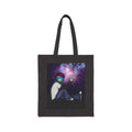 "The World A Head" — Cosmic Galaxy Canvas Tote Bag