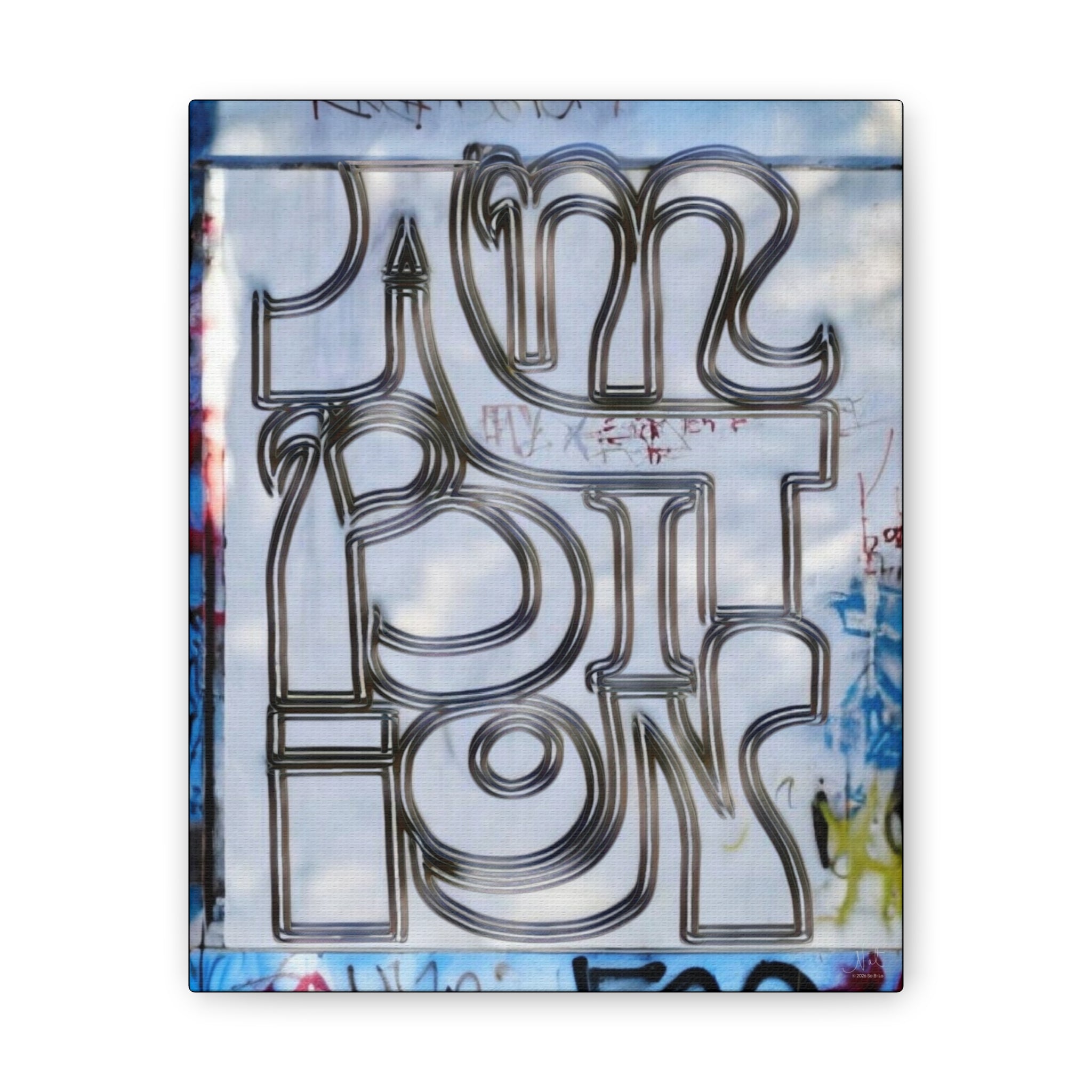 "Ambition" Art Canvas Print — Modern Abstract Wall Decor