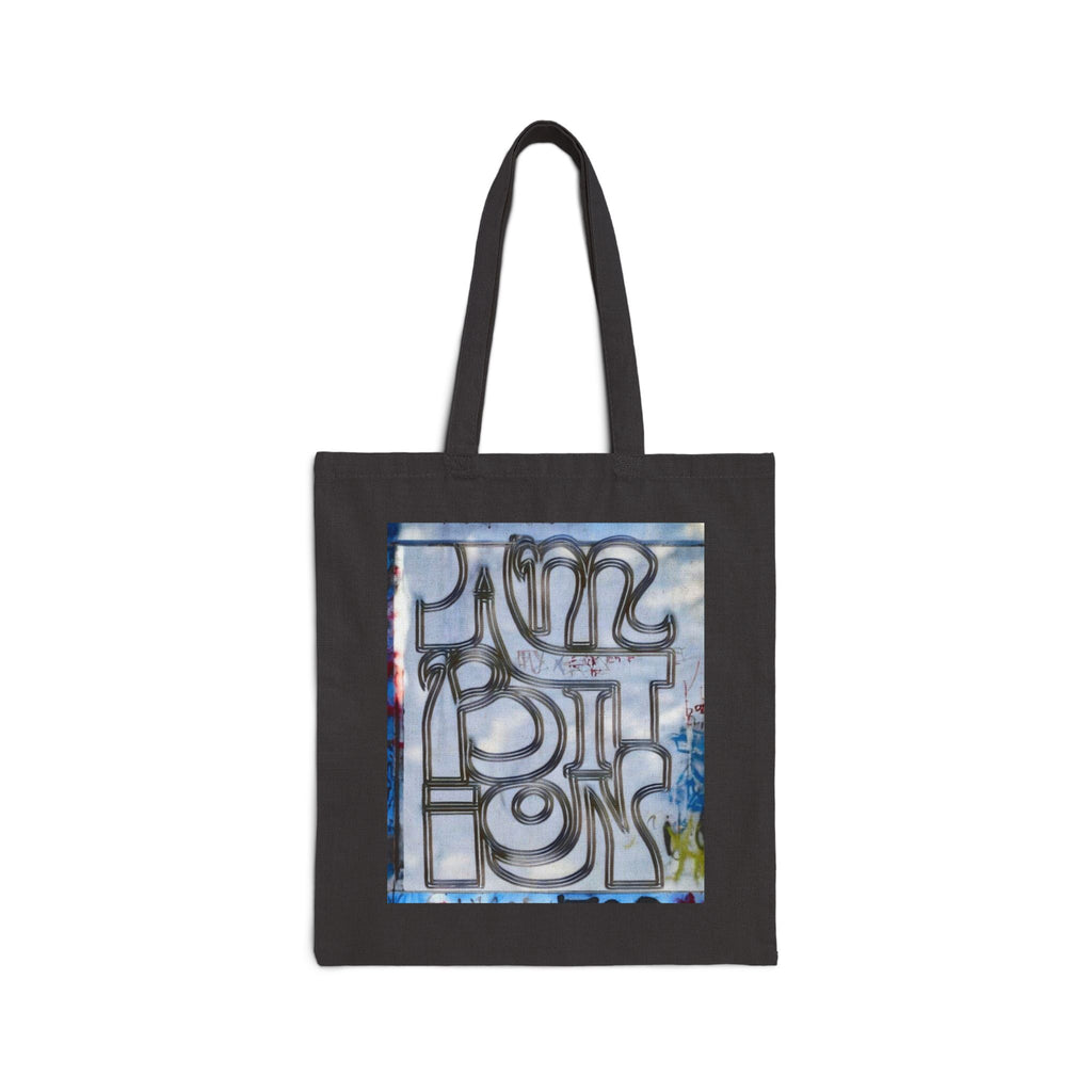 Canvas Tote Bag — Urban Graffiti ‘Play Action’ Art Print