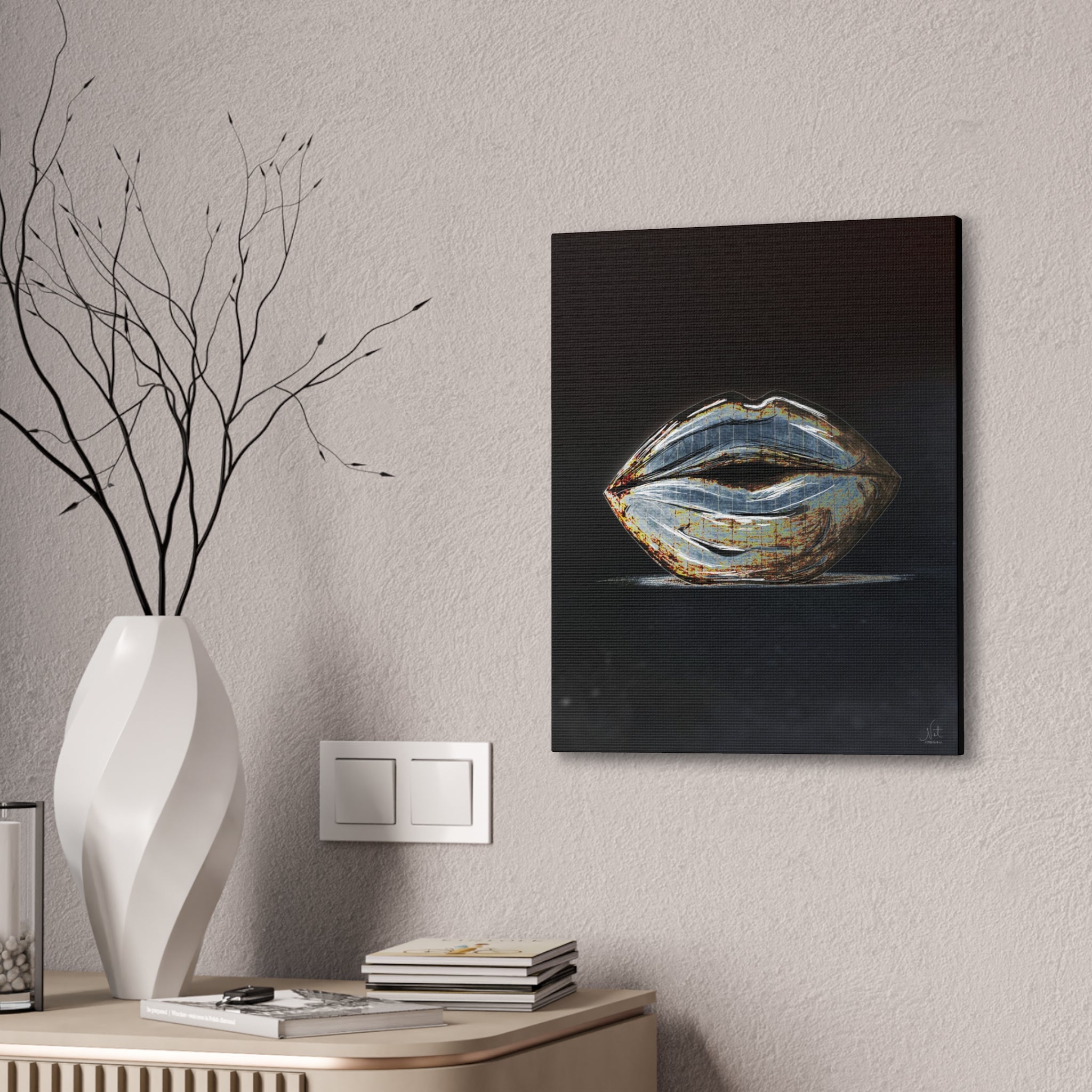 "Patina" Art Canvas Print — Modern Abstract Wall Decor