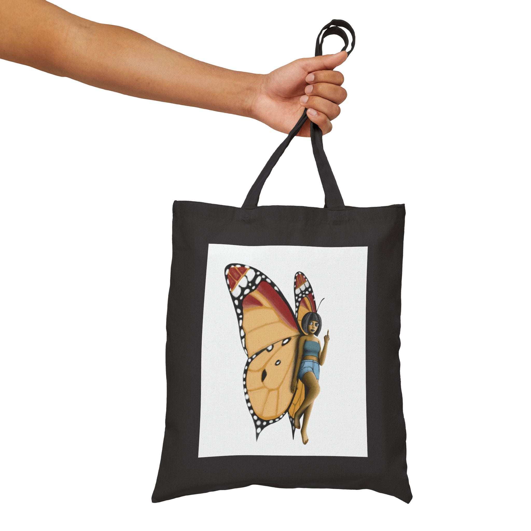 "Beautiful Menace" Monarch Butterfly Fairy Tote