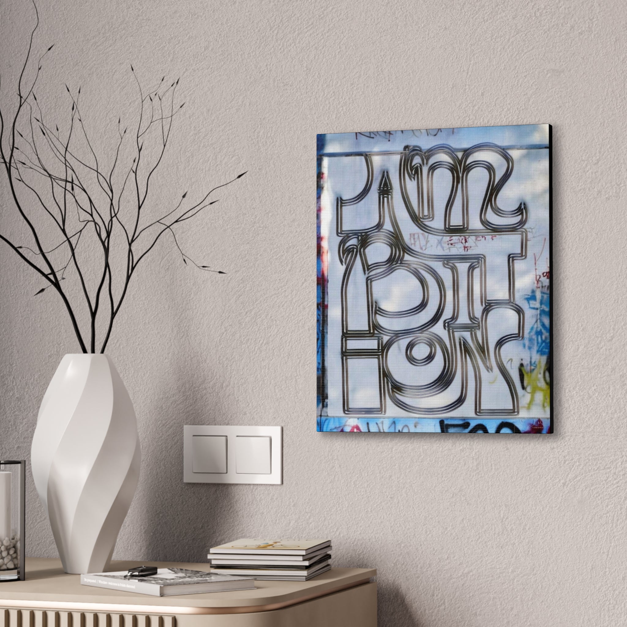 "Ambition" Art Canvas Print — Modern Abstract Wall Decor