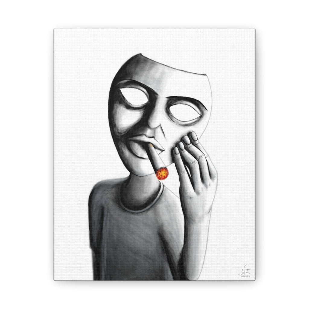 "Show Off" Art Canvas Print — Modern Abstract Wall Decor