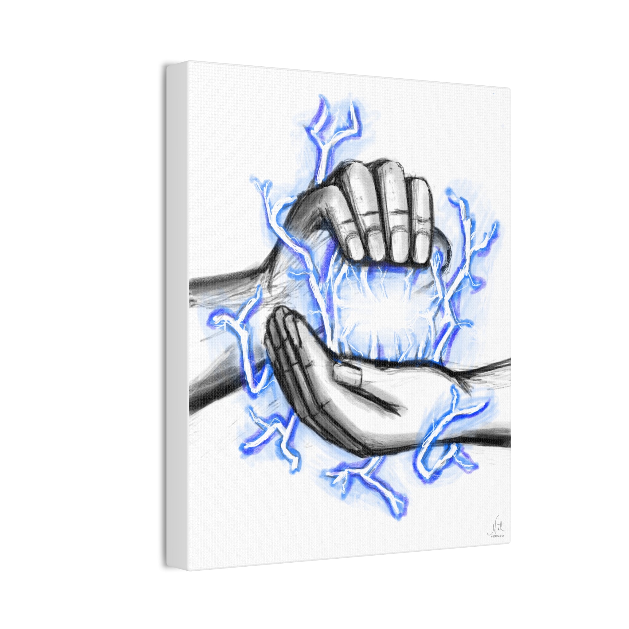 "Untapped" Art Canvas Print — Modern Abstract Wall Decor