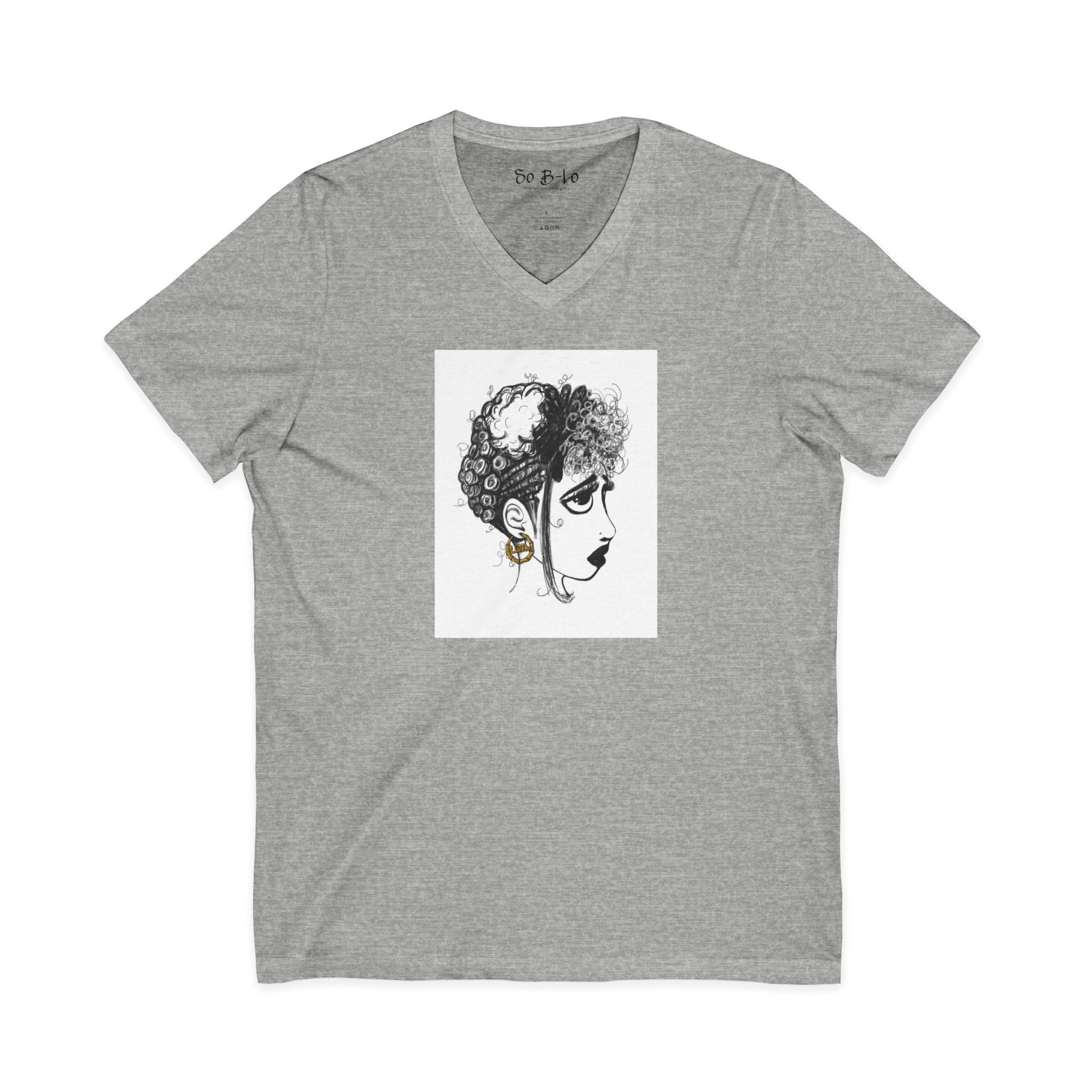 "High Maintenance" Vintage Portrait V-Neck Tee