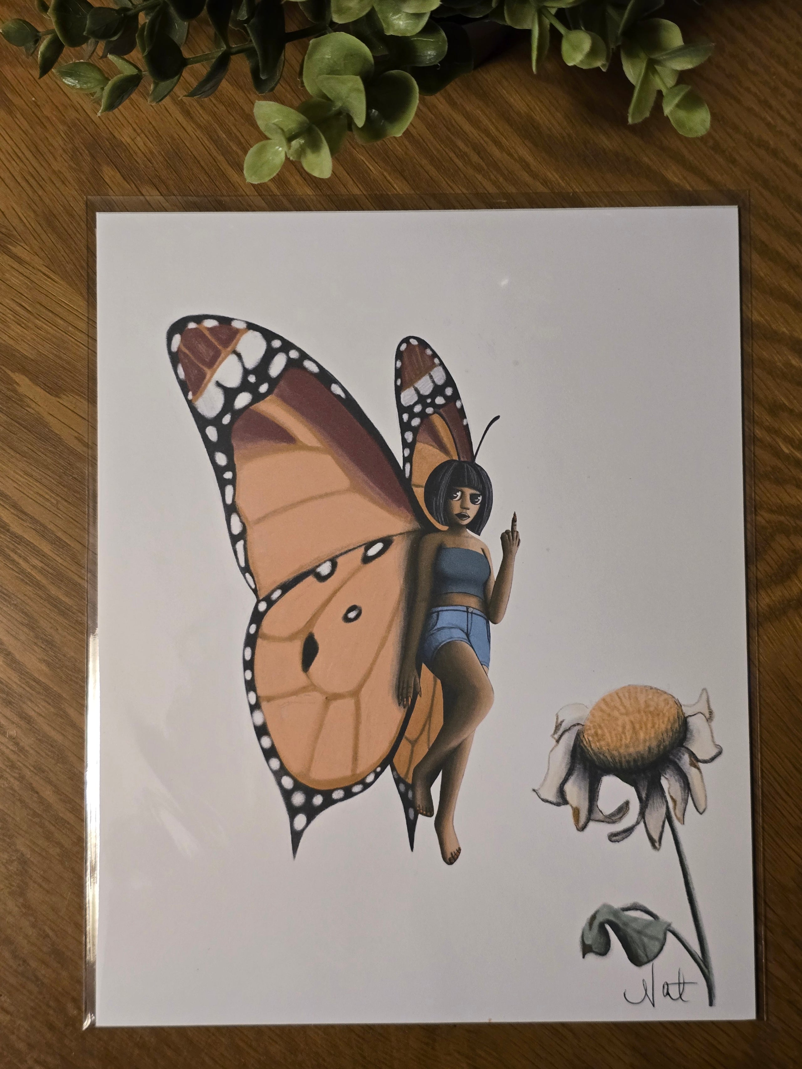 8×10 Certified Open Edition Fine Art Print- "Beautiful Menace"