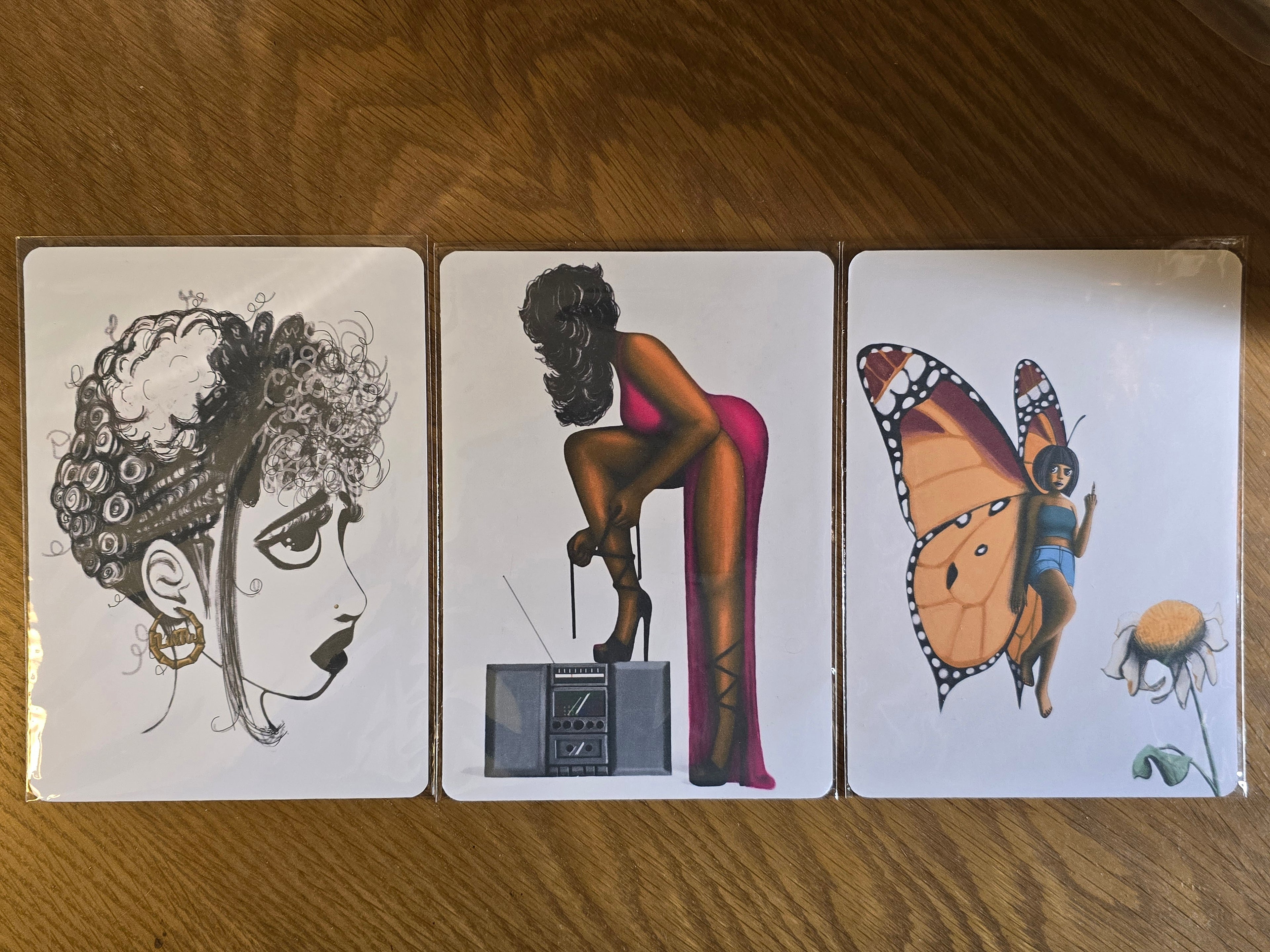 Mood Mail 5×7 Art Print Bundle (Set of 3)