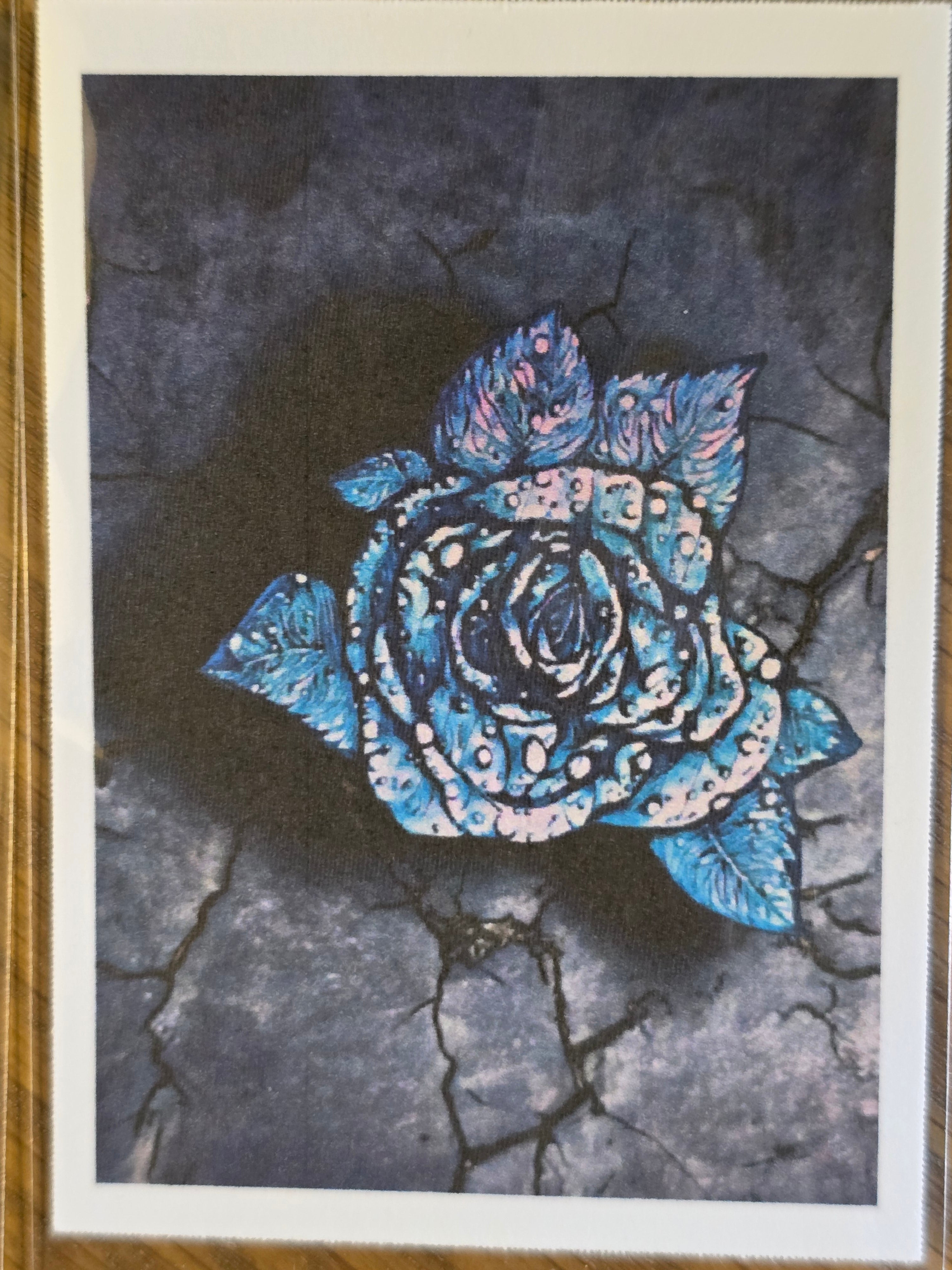 Mood Mail "Rose from the Concrete" 2.5×3.5 ACEO Art Print Bundle (Set of 3)