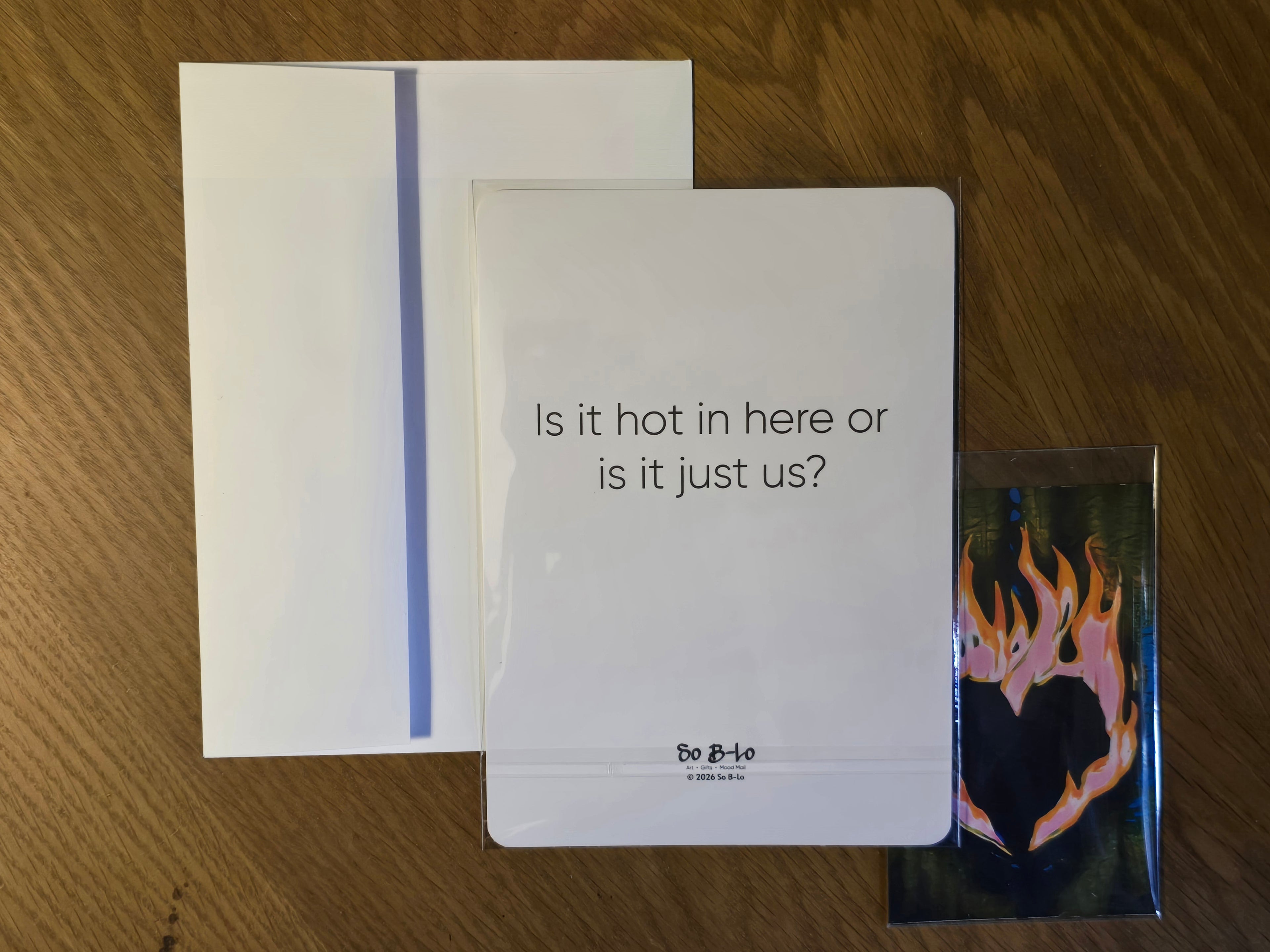 Mood Mail "Fire x Desire" 5x7 Art Print and Magnet Set