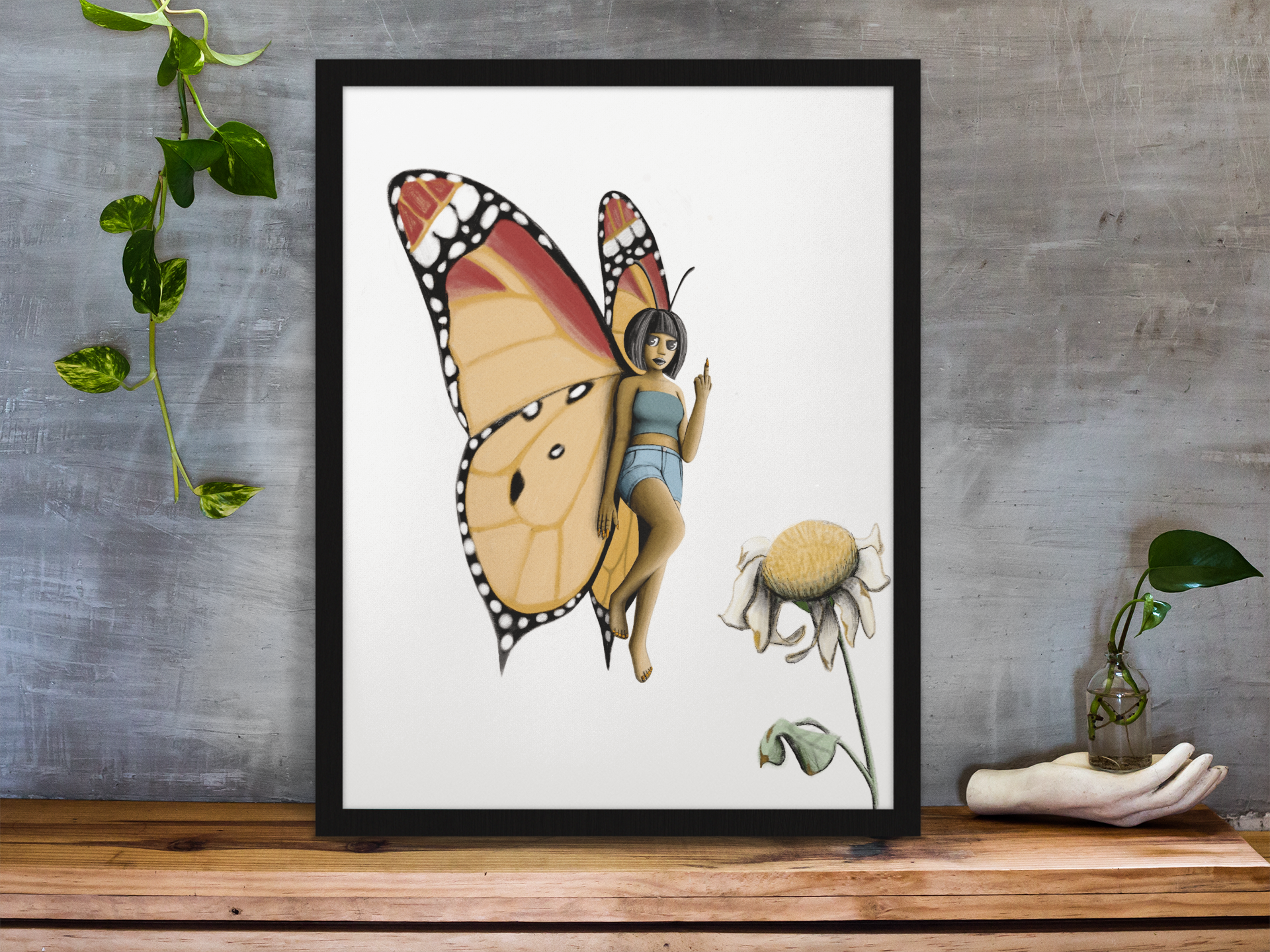 8×10 Certified Open Edition Fine Art Print- "Beautiful Menace"