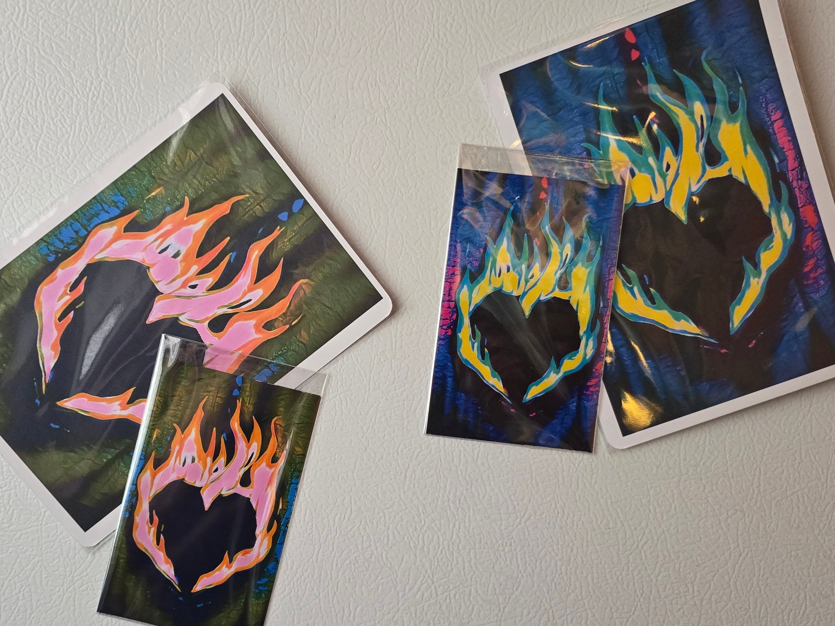 Mood Mail "Fire x Desire" 5x7 Art Print and Magnet Set