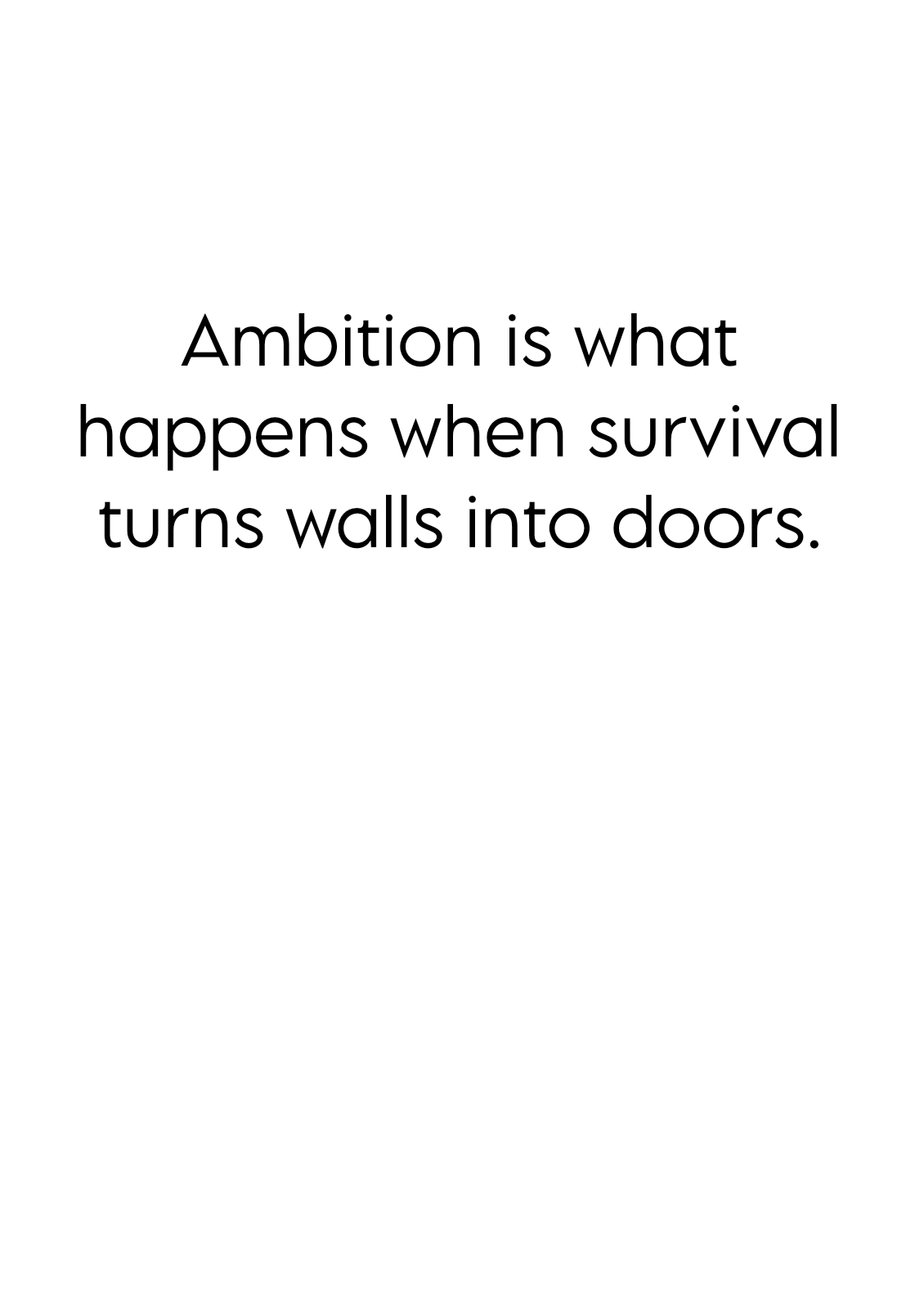 Mood Mail™ 5×7 Fine Art Print Card- "Ambition"
