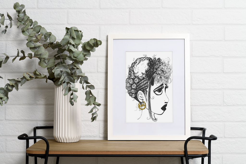 Mood Mail™ 5×7 Fine Art Print Card- "High Maintenance"