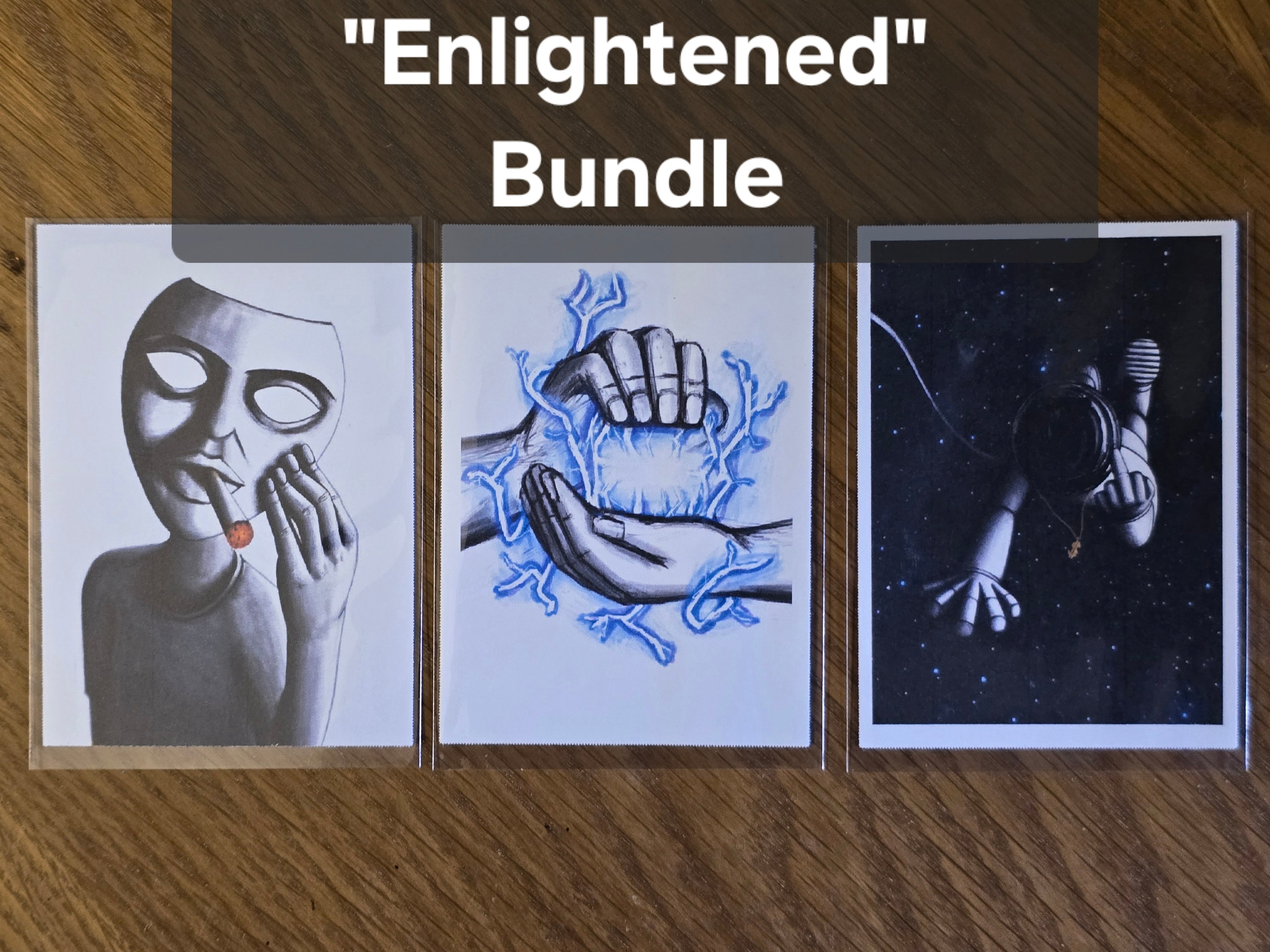 Mood Mail 2.5×3.5 ACEO Art Print Bundle (Set of 3)