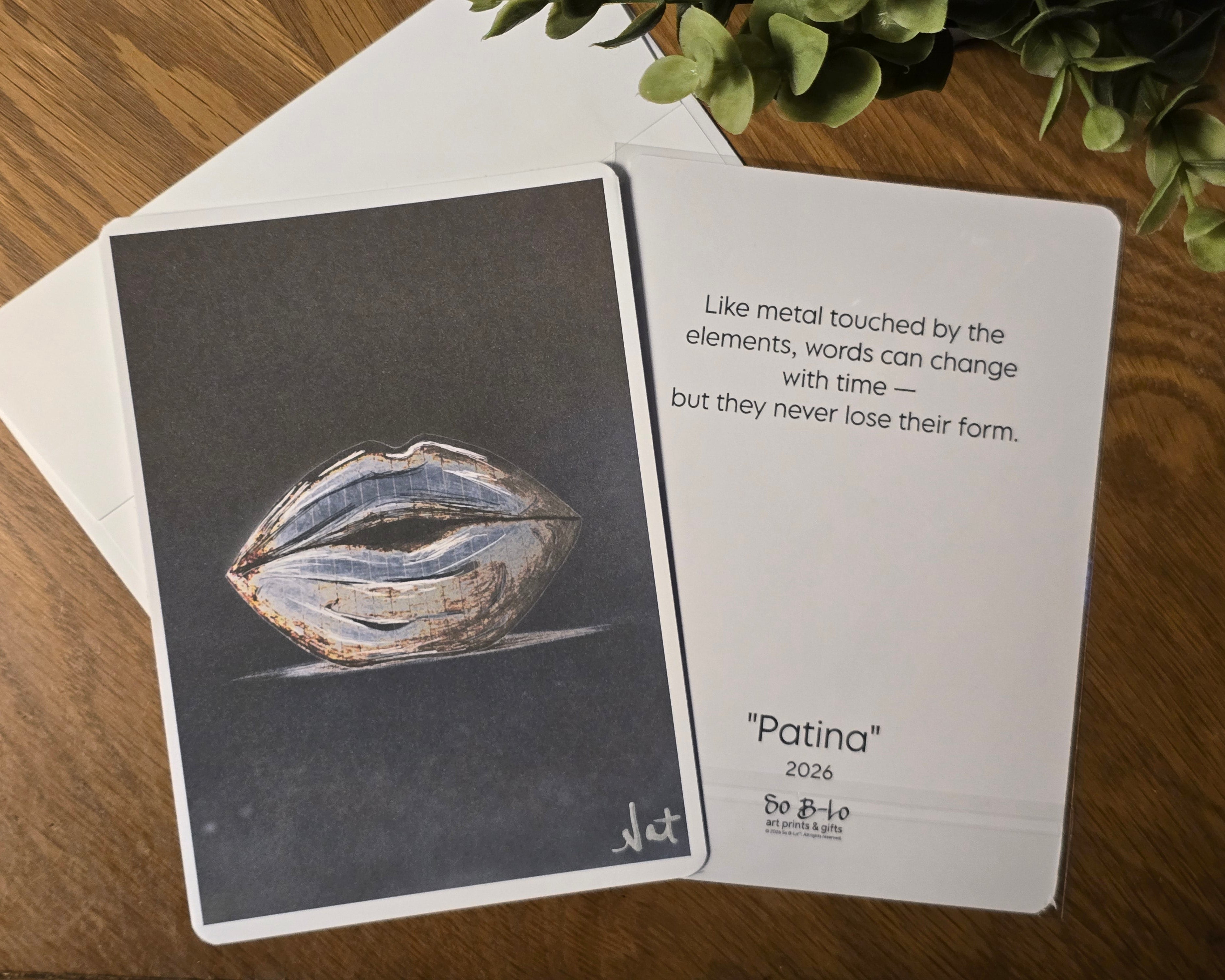 Mood Mail™ 5×7 Fine Art Print Card- "Patina"