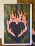 Mood Mail "Fire x Desire" 5x7 Art Print and Magnet Set